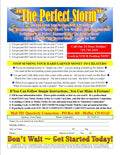 THE PERFECT STORM FLYERS