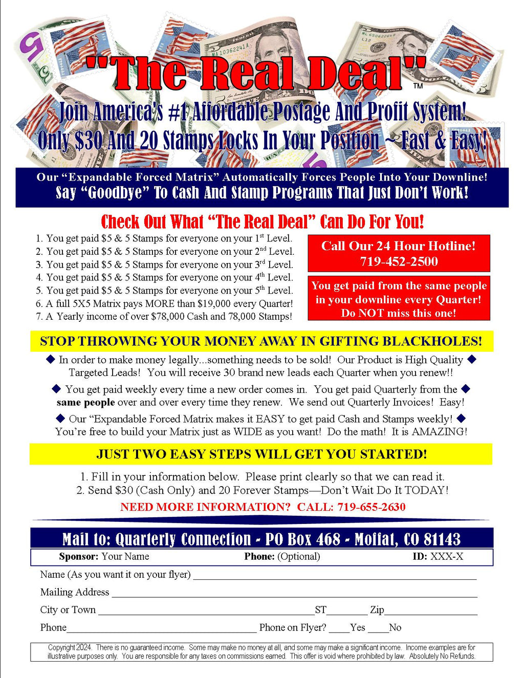 THE REAL DEAL FLYERS
